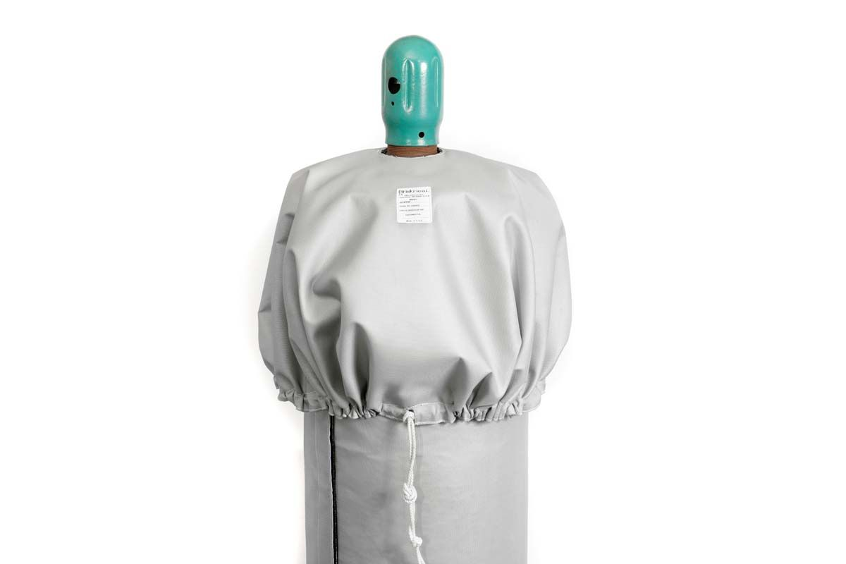 Gas Cylinder Gage/Valve Cover, 44 in diameter, 4 in opening