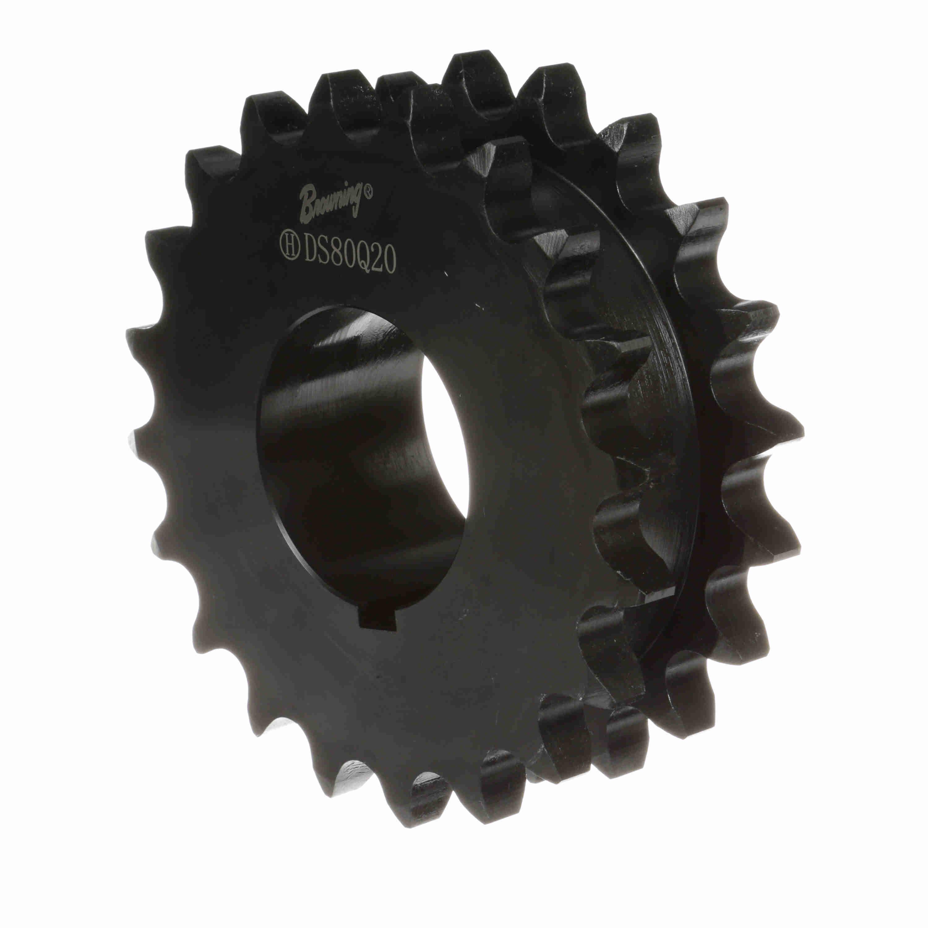 BROWNING 1176833 Roller Chain Sprocket, Bushed Bore, Steel | AJ9GRB DS80Q20
