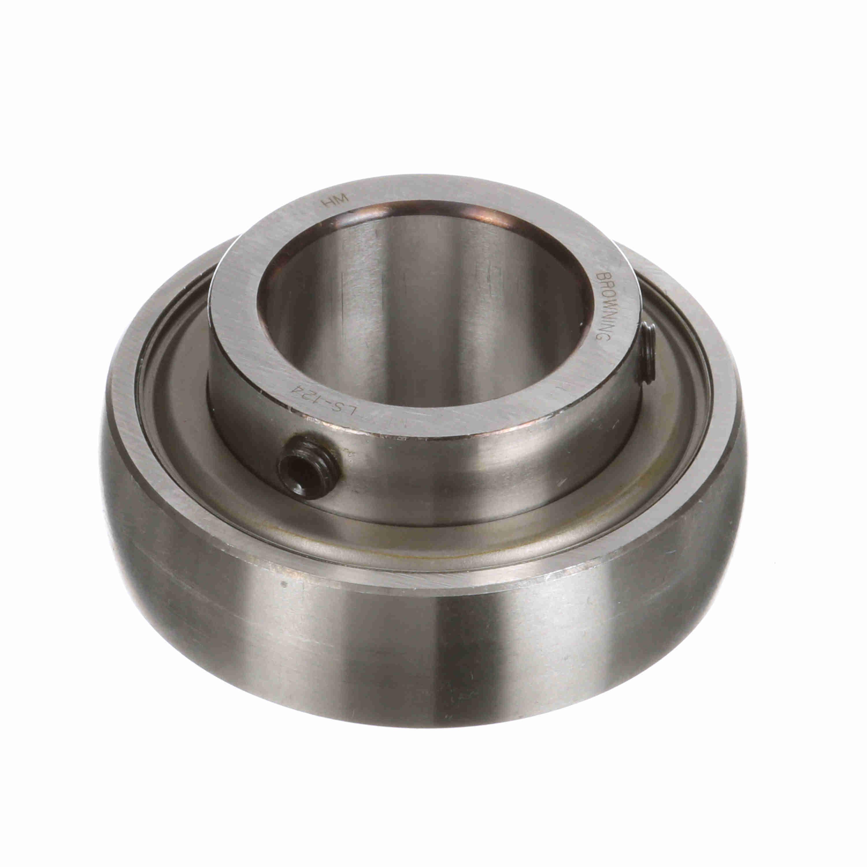 BROWNING 764000 Ball Bearing, Mounted Insert, Black Oxided, Setscrew Lock | BF3MUN LS-124