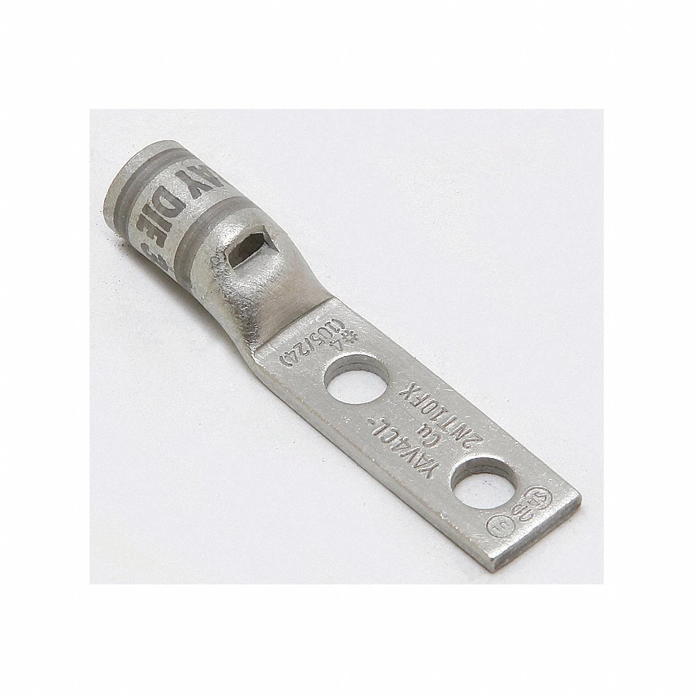 BURNDY YAV4CL2NT10FX 2 Hole Narrow Tongue Standard Barrel Cu Flex Lug | AB6XGV 22P093