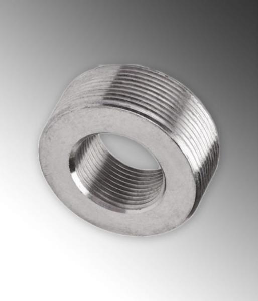 Threaded Reducing Bushing, 2-1/2 x 3/4 Inch Size, Stainless Steel