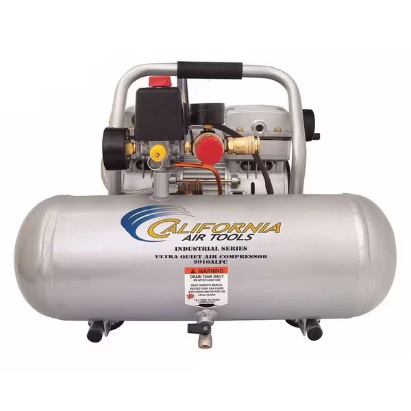 Ultra Quiet Oil-Free Industrial 2 gal 1-HP w/ Al Tank