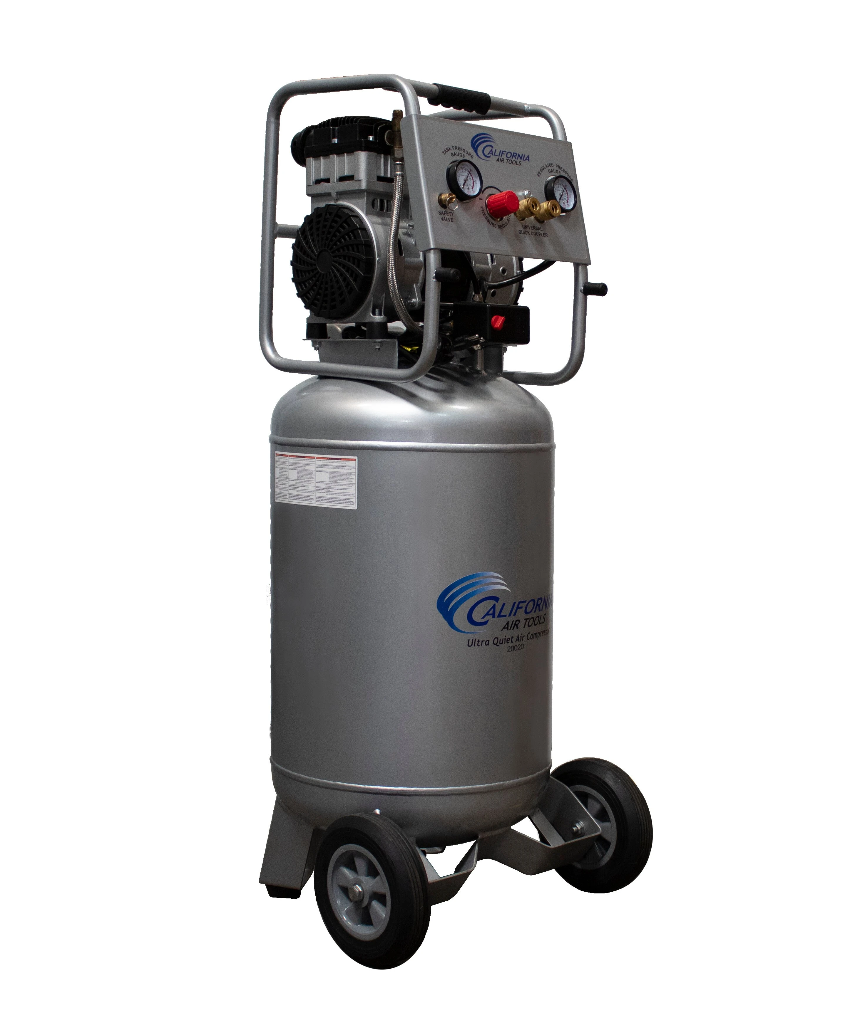Ultra Quiet And Oil-Free Air Compressor 2HP 20 Gal Steel Tank
