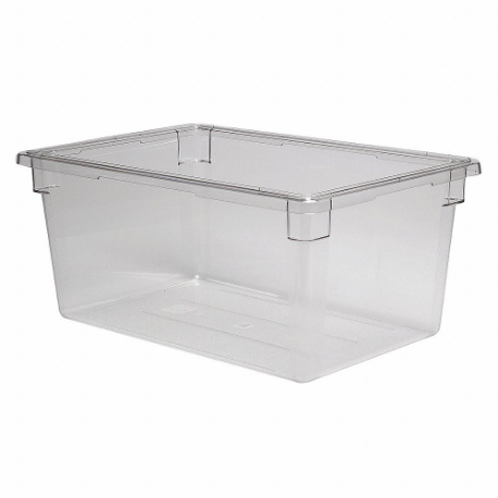 Food Box, 68 qt Capacity, 18 Inch Overall Length, 26 Inch Overall Width, Clear