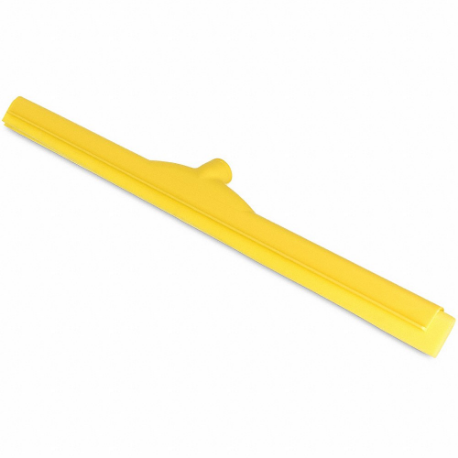 吸水扒，雙刀片，24 英吋刀片寬度，Eva 泡棉橡膠，黃色，泡棉橡膠，6 PK