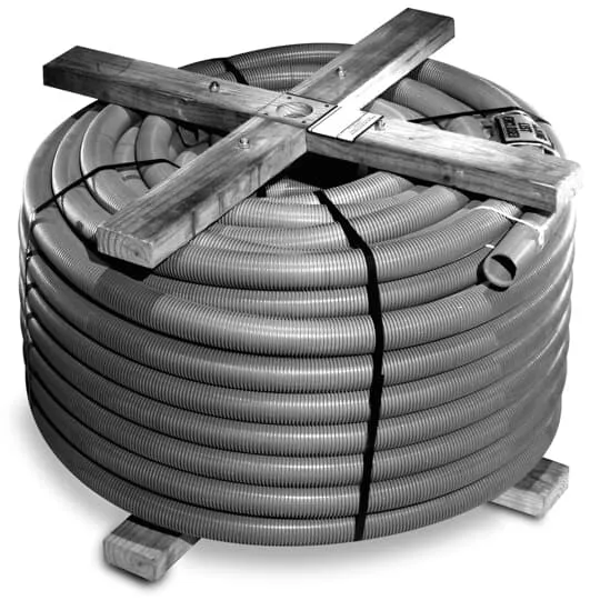 Flex Corrugated Conduit, 4.02 Inch Inside Dia, -4 To 104 Deg F Temp Range, 250PK