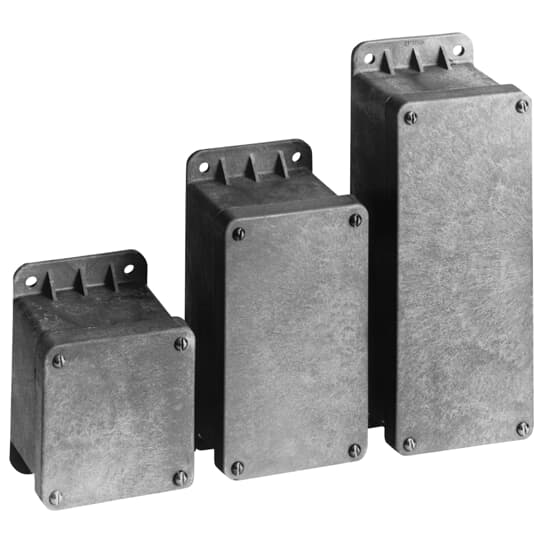 Circuit Safe Pushbutton Enclosure, Blank Narrow Non-Metallic Type