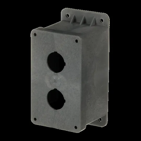 Circuit Safe Pushbutton Enclosure, Non-Metallic Type, 5.38 X 2.81 X 3 Inch Panel Size, 8PK