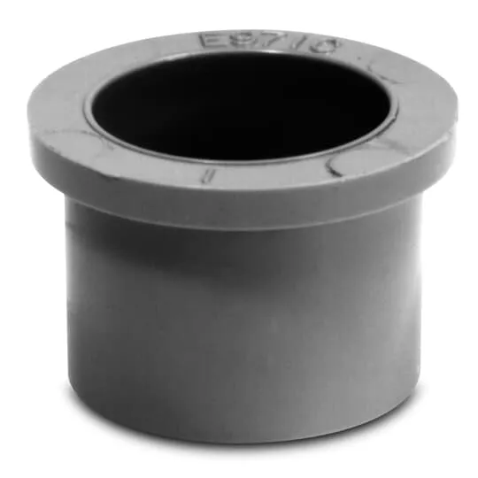 Reducer Plug, Gray, PVC, 100PK