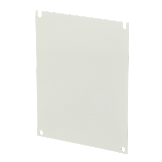 Circuit Safe Back Panel, Painted Finish, White, Steel