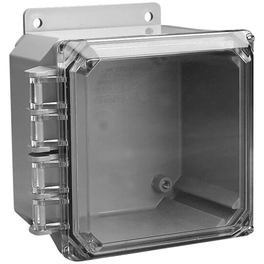 Enclosure Lid, External Hinge Type, Polycarbonate