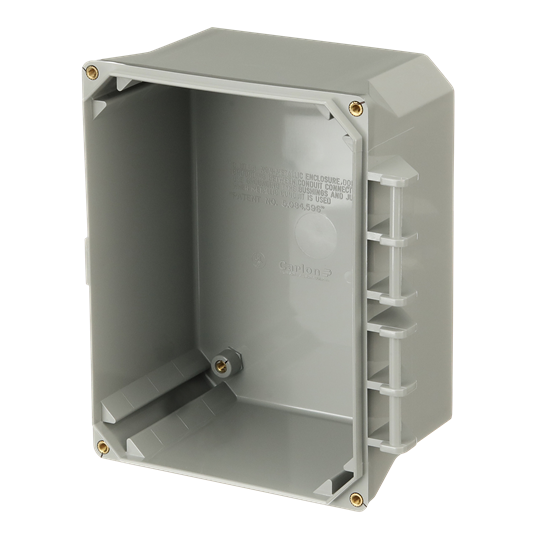 Nema Enclosure Base, Gray, Polycarbonate,