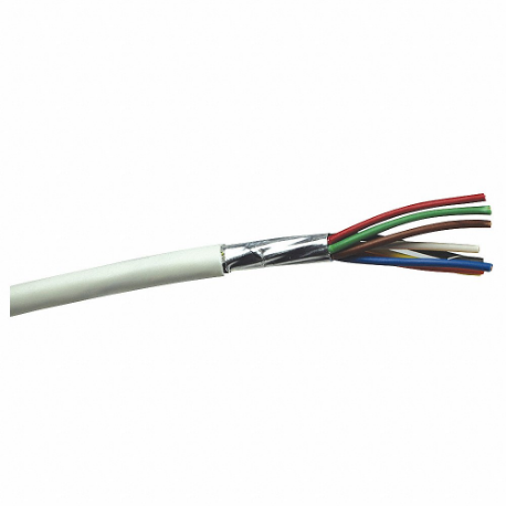 Power Limited And Co mmunication Cable, Shielded, 8 Conductors - Data Cable, Stranded
