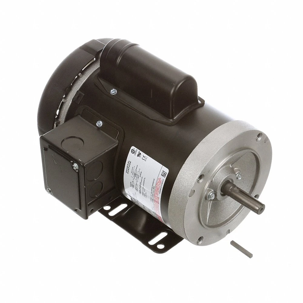 General Purpose Motor, Single Ph, 1 HP, 115/208-230V AC, 56HC Frame Size, 1725 RPM