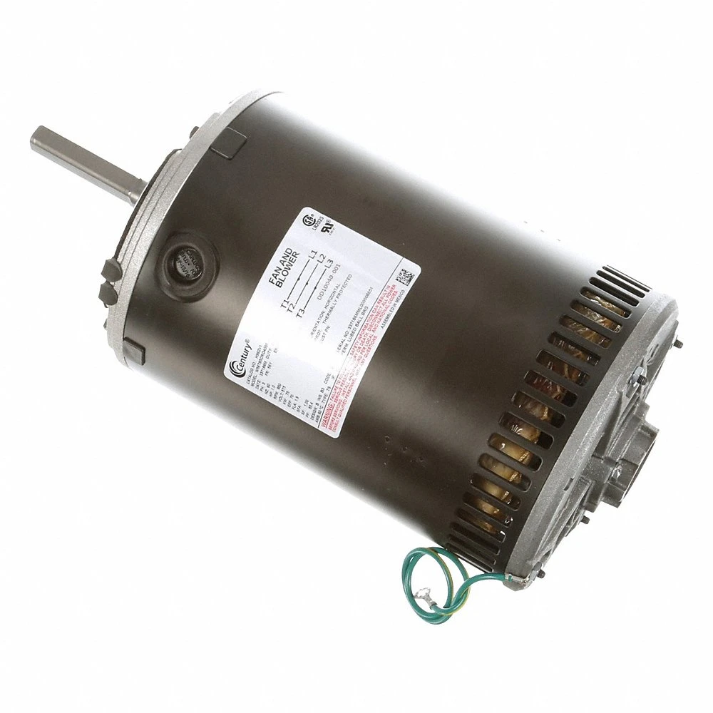 Condenser Fan Motor, Open Air-Over, 1 HP, 850 Nameplate RPM, 1 Speed, 575V AC, 56Z Frame