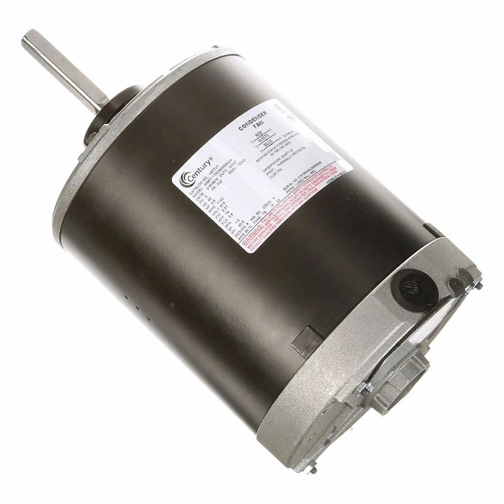 Condenser Fan Motor, Band Mount, Totally Enclosed Air-Over, 1/2 HP, 1140 Nameplate RPM