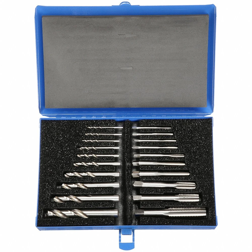 CHICAGO-LATROBE 12910 Drill And Hand Tap Set 4-40-1/2-12 20 Pc | AF2ZJR 6ZKF9