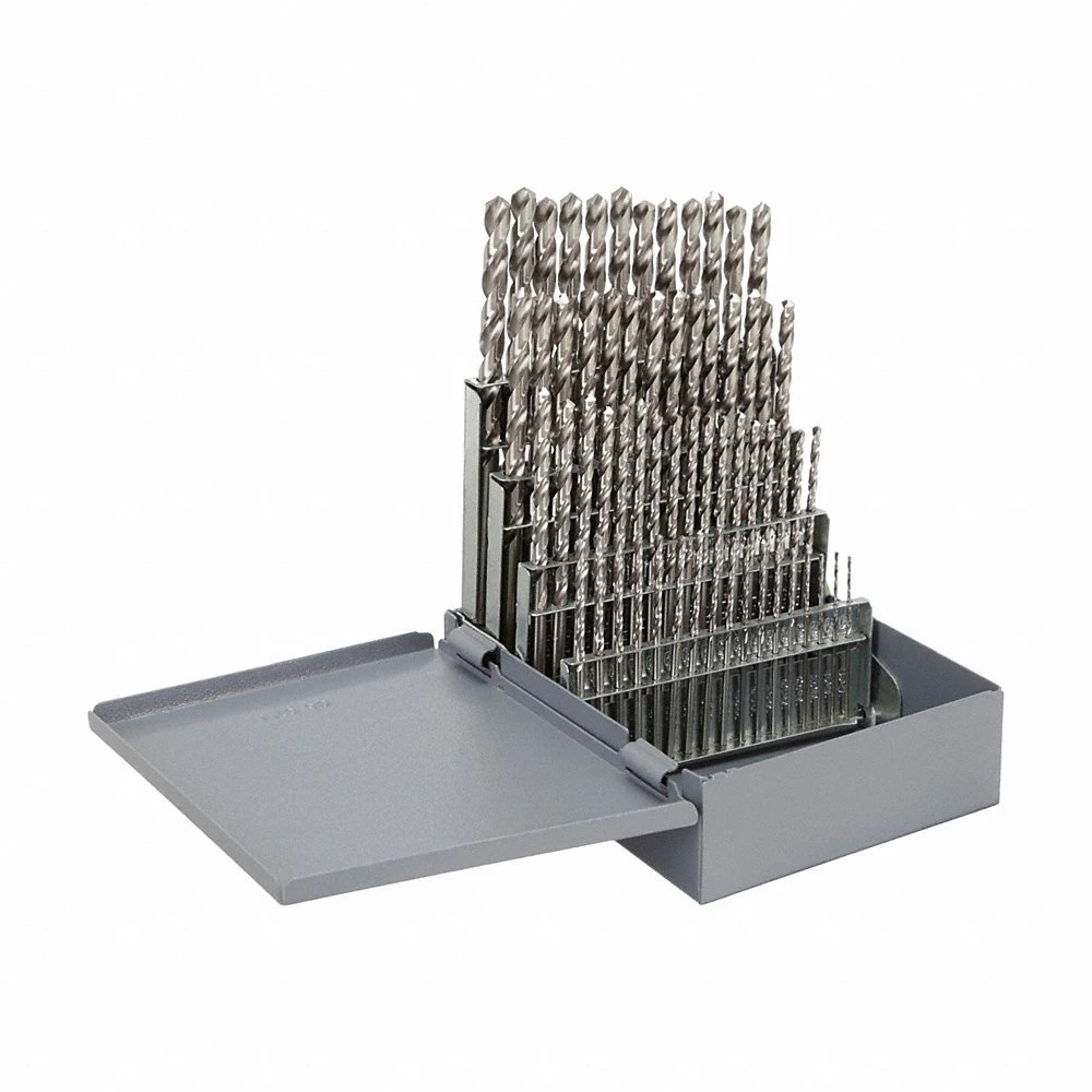 CHICAGO-LATROBE 49916 Jobber Drill Set 60 Piece Wire High Speed Steel 118 Deg | AB2HRU 1M471