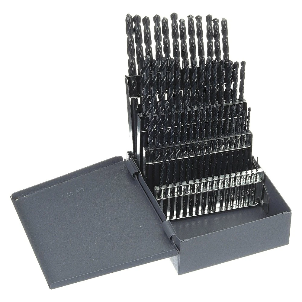 CHICAGO-LATROBE 57716 Jobber Drill Set 60 Piece Wire High Speed Steel 118 Deg | AB3LEF 1U131
