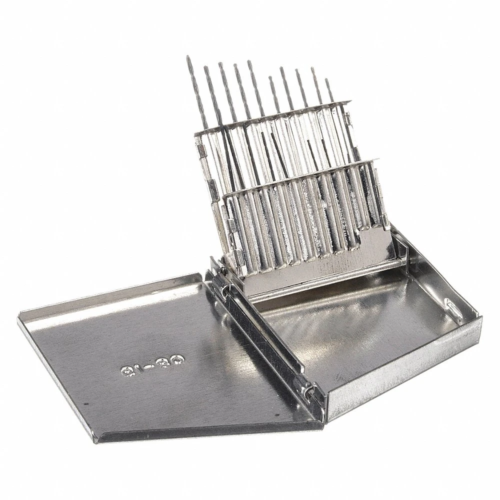 CHICAGO-LATROBE 57720 Jobber Drill Set 20 Piece Wire High Speed Steel 118 Deg | AB3RPP 1V717