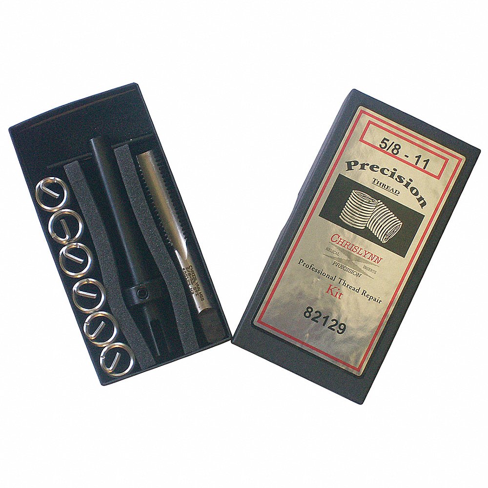 Precision British Thread Kit, BSF, 41/64 Inch Drill, 6 Peices