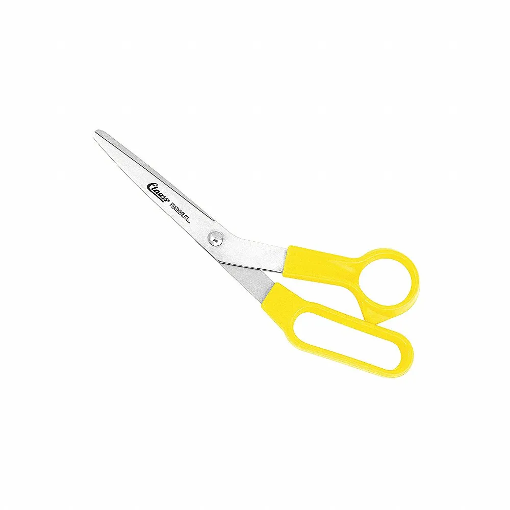 Shears, Ambidextrous, 8 1/2 Inch Overall Length, Straight, Stainless Steel, Pointed