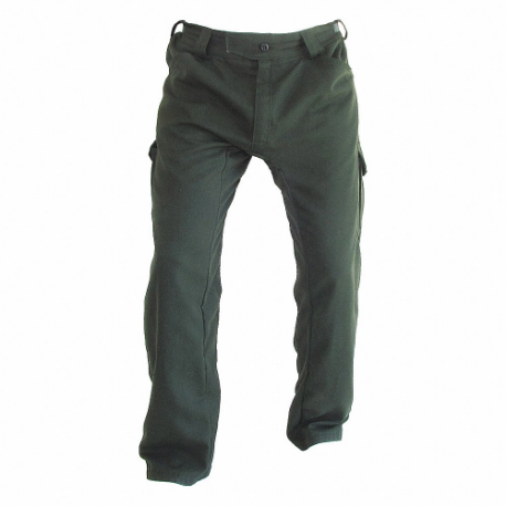 Wildland Fire Pants, Xl, 39 Inch To 42 Inch Fits Waist Size, 36 Inch Inseam, Green