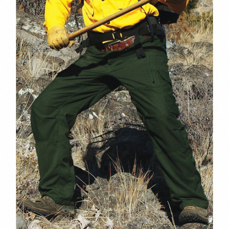 Wildland Vent Pants, L, 35 Inch To 38 Inch Fits Waist Size, 30 Inch Inseam, Green