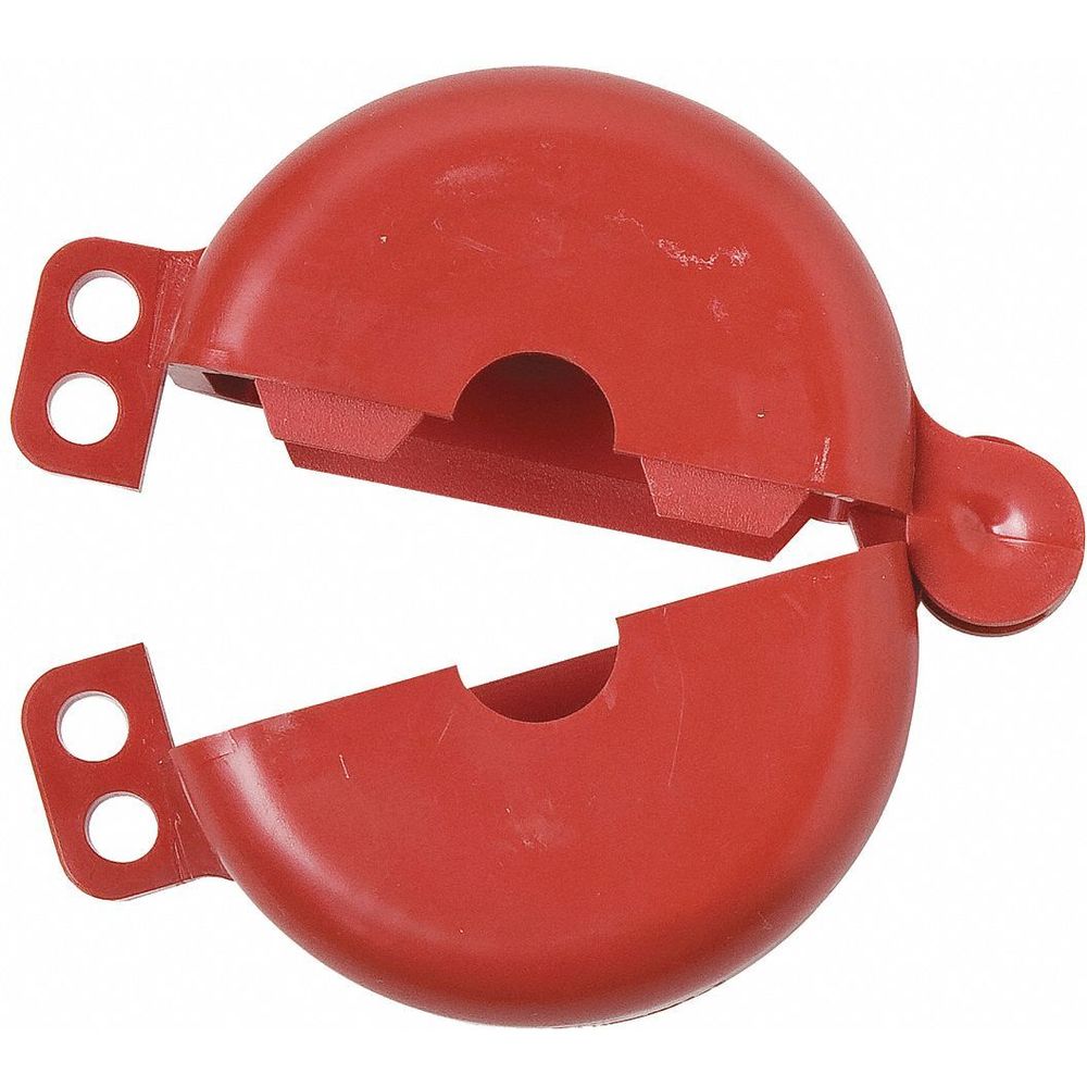 CONDOR 437R46 ゲートバルブロックアウト、ポリプロピレン、レッド Raptor Supplies 日本