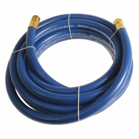 Wąż pneumatyczny, średnica wewnętrzna węża 3/4 cala, niebieski, mosiądz 3/4 cala Fnpt X mosiądz 3/4 cala Mnpt