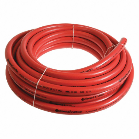 Wąż pneumatyczny, średnica wewnętrzna węża 3/4 cala, czerwony, 250 PSI