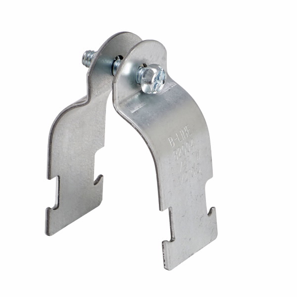 Pipe/Conduit Clamp, 0.063 x 2.396 x 1.25 Inch Size, 316SS