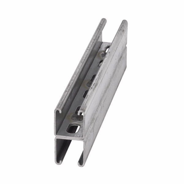 B22 Back To Back Welded Channel, 1.62 x 120 x 1.62 Inch Size, 316SS