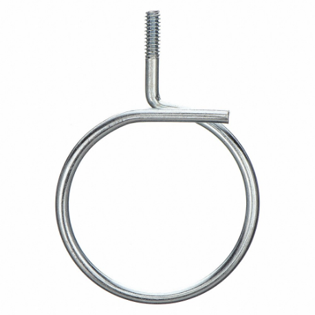Ridle Ring, Steel, Zinc Plated, 2 Inch Trade Size/Wire Range, #10-24 Thread Size