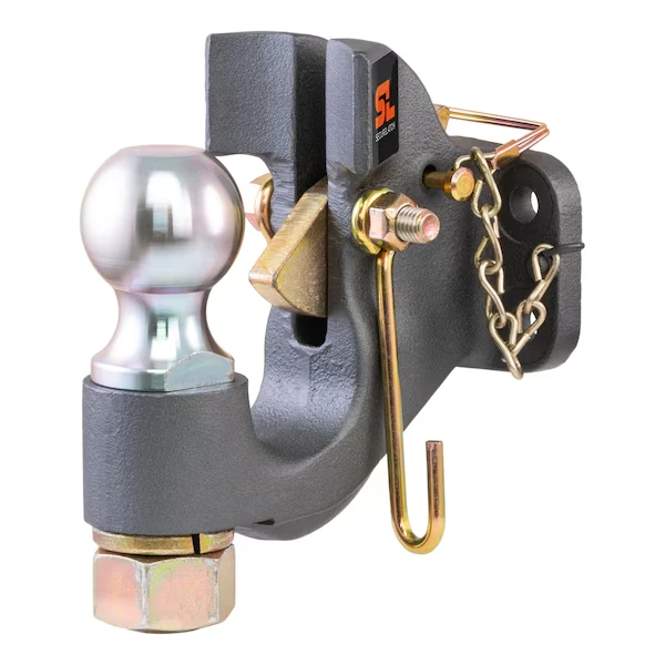 SecureLatch Ball And Pintle Hitch 2-5/16 Inch Ball, 20000 lbs