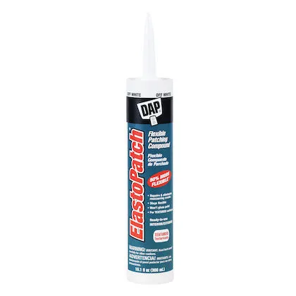 Compuesto de parcheo flexible texturizado, color blanco roto, 10.1 onzas líquidas, paquete de 12