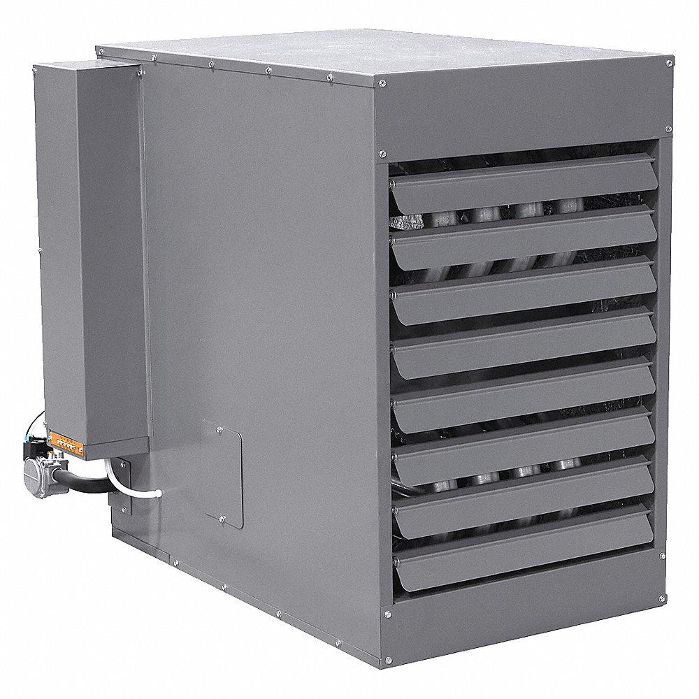 Gas Wall And Ceiling Unit Heater, 200000 BtuH Heating Capacity Input, Propeller