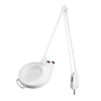 Lente d'ingrandimento circolare a LED, 2.25X, montaggio a perno, bianca, 43 pollici