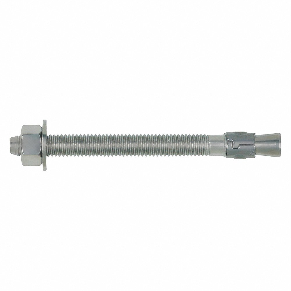 楔形錨栓，5/8-11 螺紋尺寸，5/8 英寸錨栓直徑，304Ss，25PK