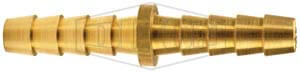 Brass Hose Splicer, 3/16 x 3/16 Inch Size, Brass