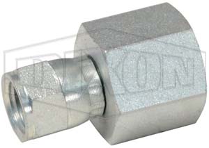 Adapter, 1-5/16-12 Inch Size Fem JIC 37 Degree Swivel x 1-11.5 Inch Size FNPTF