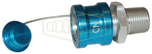 Coolant Fluid Nozzle, Nozzle Ball Lock W/Plug, 1/2 Inch Thread