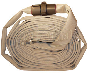 Synthetic Single Jacket Mill Hose, 2-11/16 Inch Bowl Size, Expansion Ring