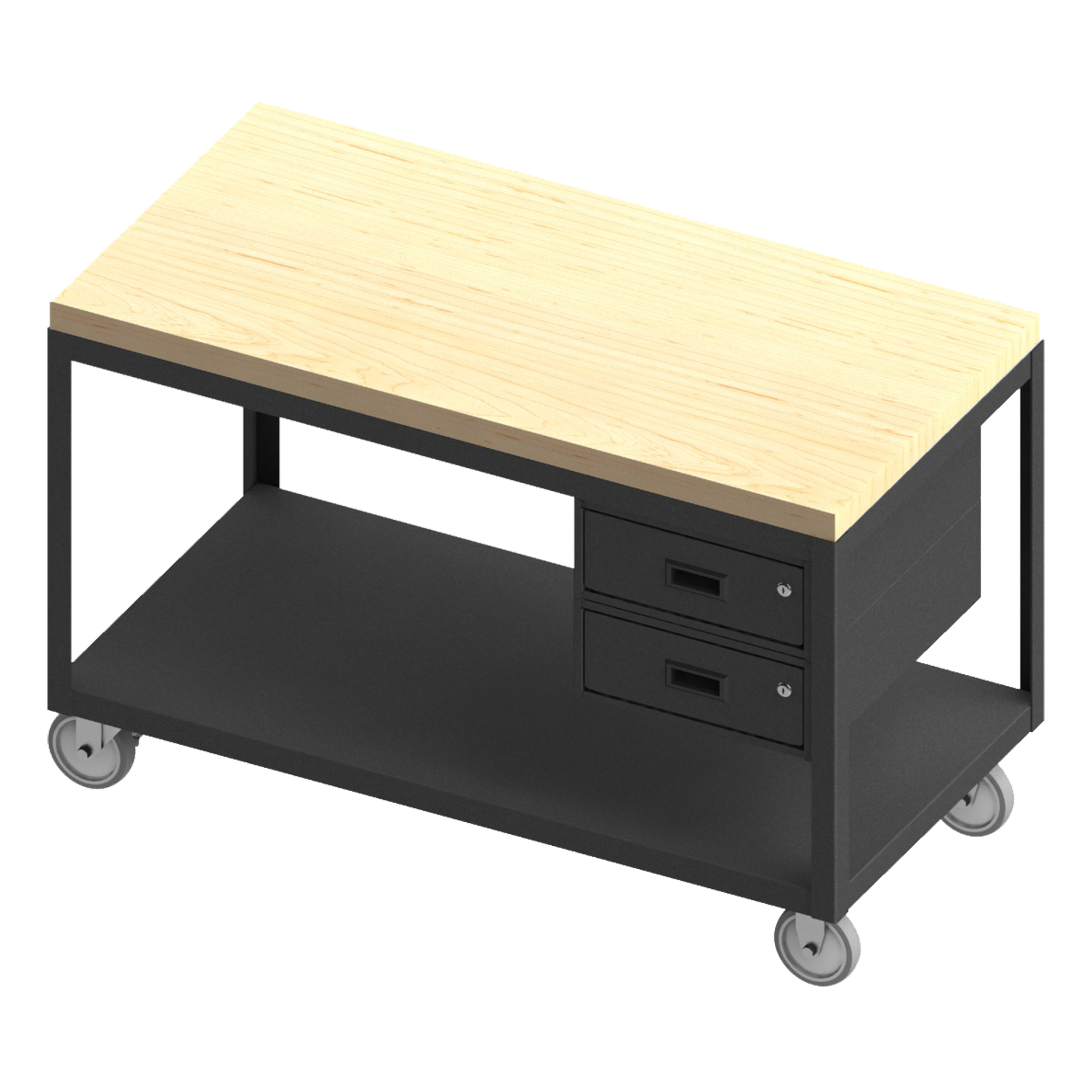 โต๊ะพกพา High Deck Maple Top ขนาด 24-1/4 x 36-1/4 x 31-13/16 นิ้ว