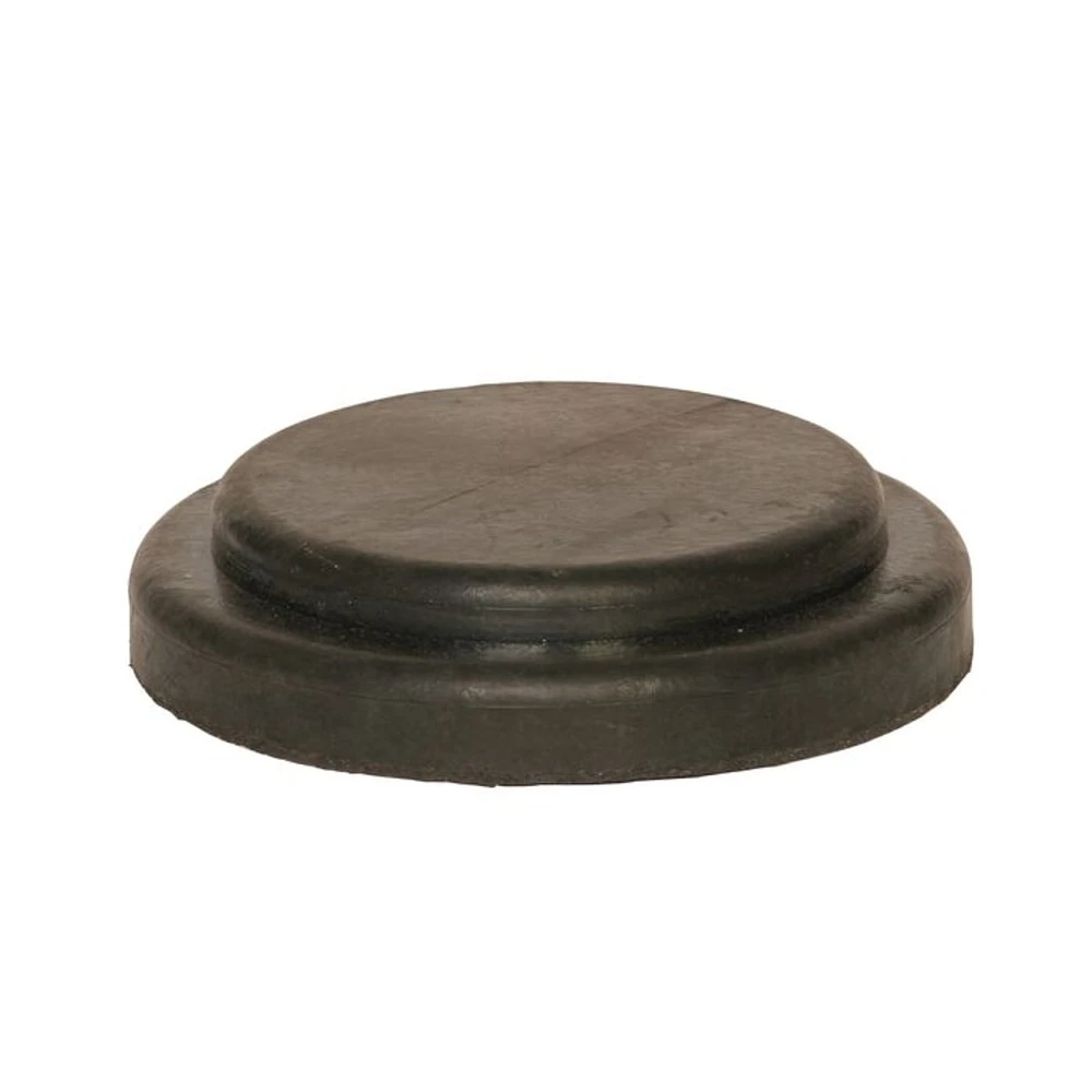 Molded Rubber Base, 12 In Dia x 6 In H, For Decorative Post Sleeves