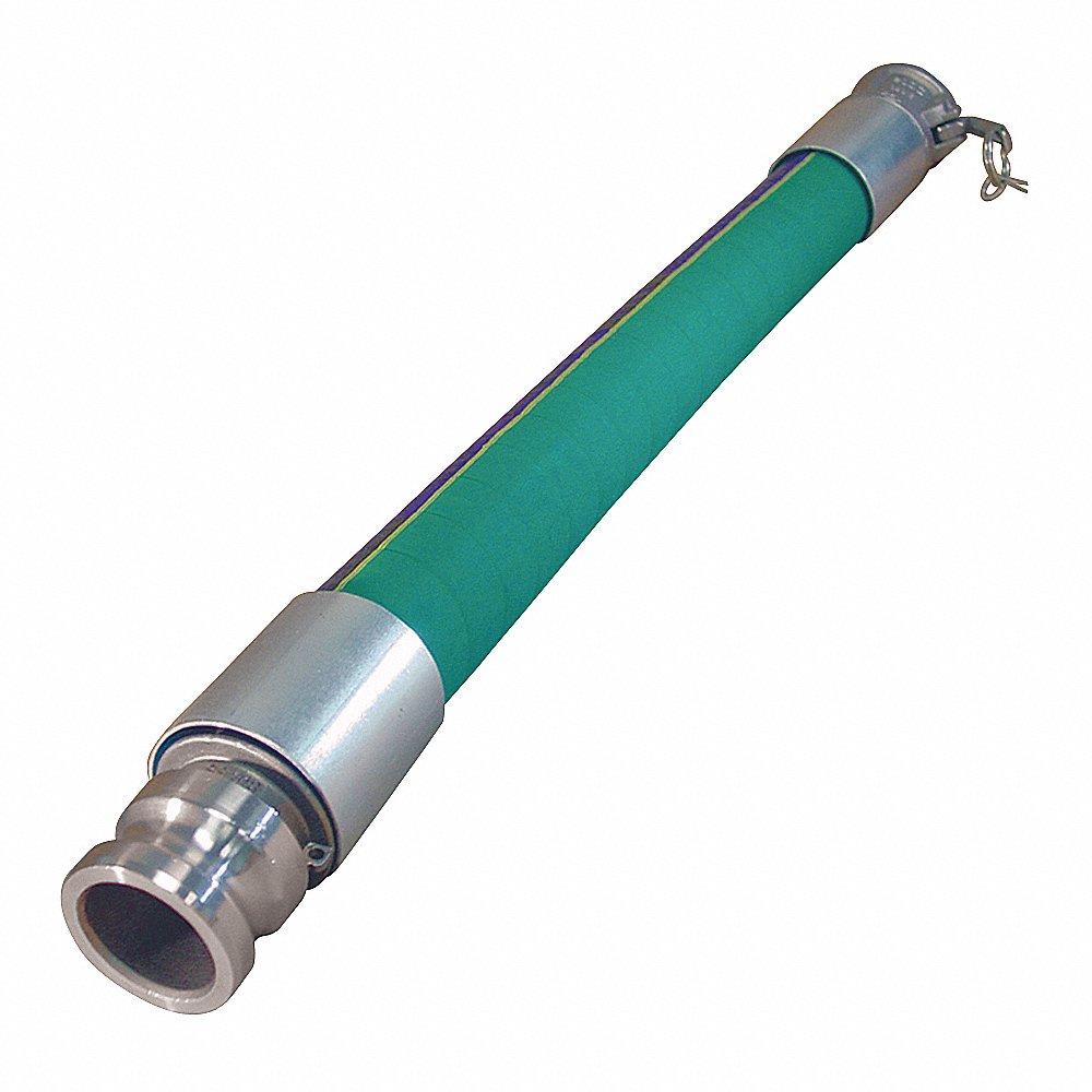 Cụm ống hóa chất, Đường kính trong 1 1/2 inch, Chiều dài 50 ft, Màu xanh lá cây