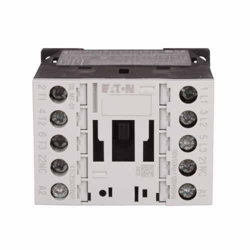 IEC Contactor, 7A, 415 Vac, 50 Hz, 480 Vac, 60 Hz, 1No, 7A, Frame B, 45 Mm