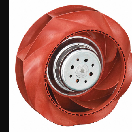 Wet-Location Round Axial Fan, 7 31/64 Inch Dia, 2 23/32 Inch Dp, 377, IP68, 24V DC