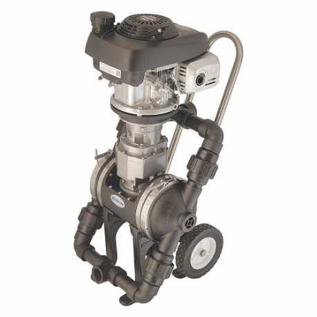 Diaphragm Pump, Polypropylene, 1 1/2 Inch Fluid Connection Size, Npt, Neoprene