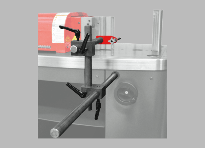 Horizontal Press Material Stop